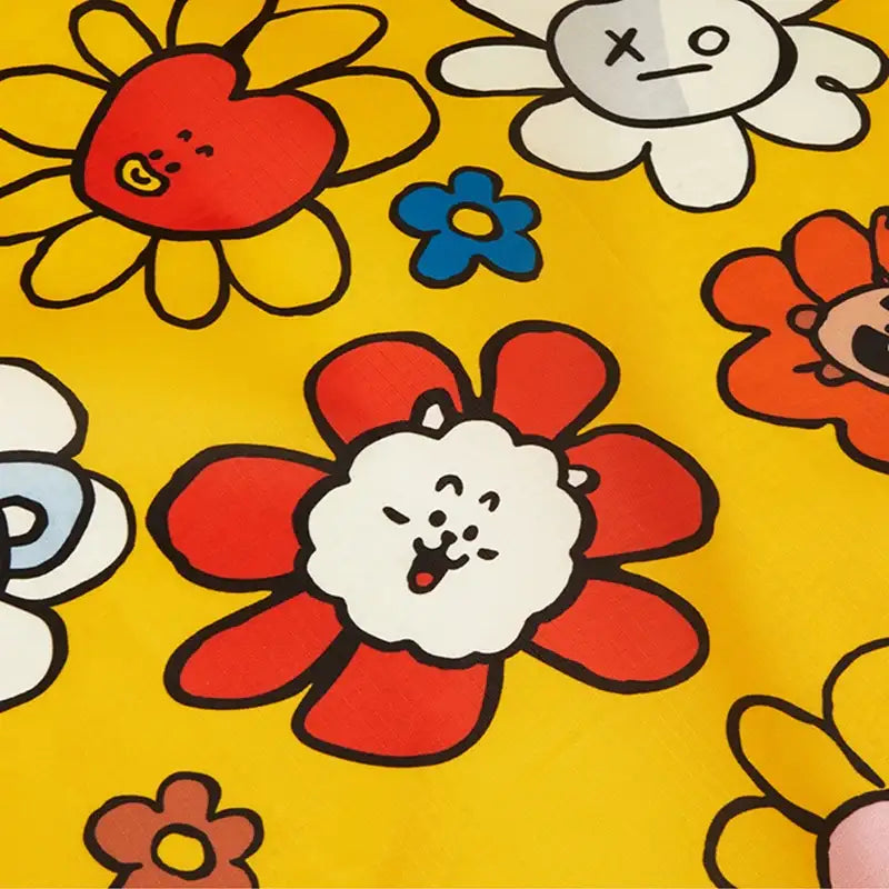 BT21 - Flower Collection - Picnic Mat Set - BT21 - Picnic Mat - Harumio