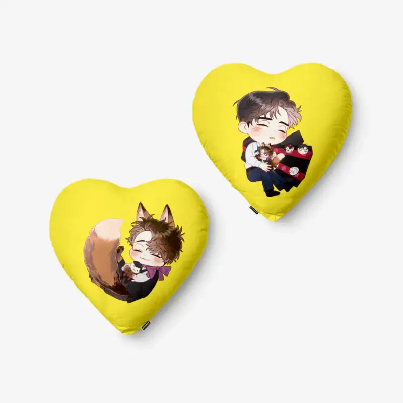 Mad Place - Fox Ideun Heart Cushion - Junah COMICS - Accessories - Harumio