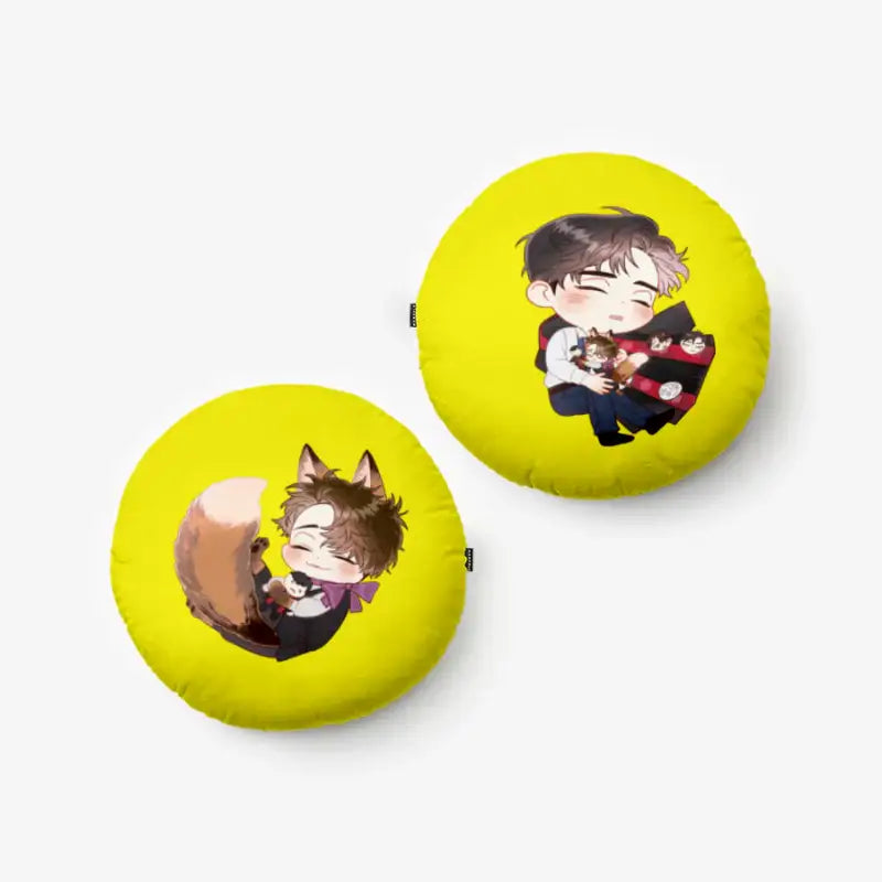 Mad Place - Fox Ideun Round Cushion - Junah COMICS - Accessories - Harumio