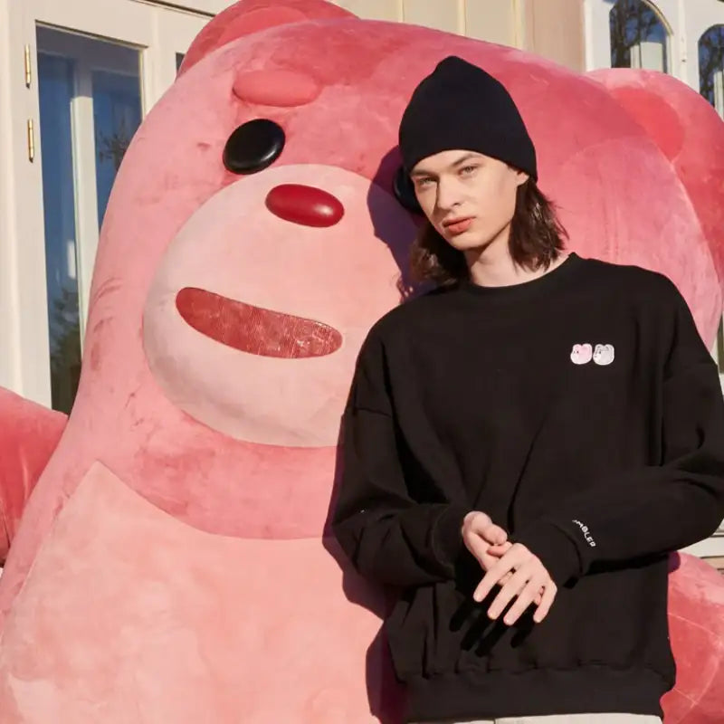 Bellygom x Ambler - Twin Bellygom Unisex Overfit Sweatshirt - Bellygom x Ambler - Sweatshirt - Harumio